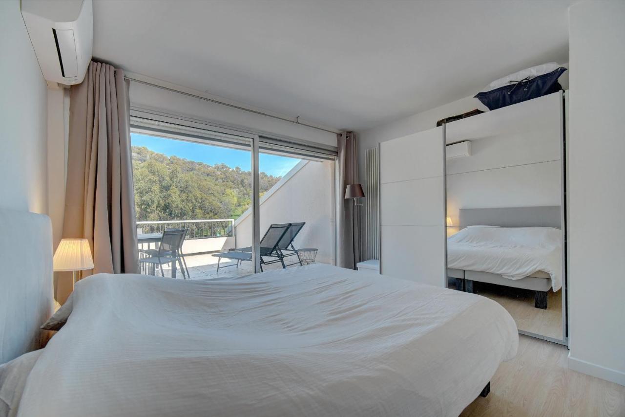 Immogroom - Swimming-Pool Tennis - Sea View- Ac Cannes Luaran gambar