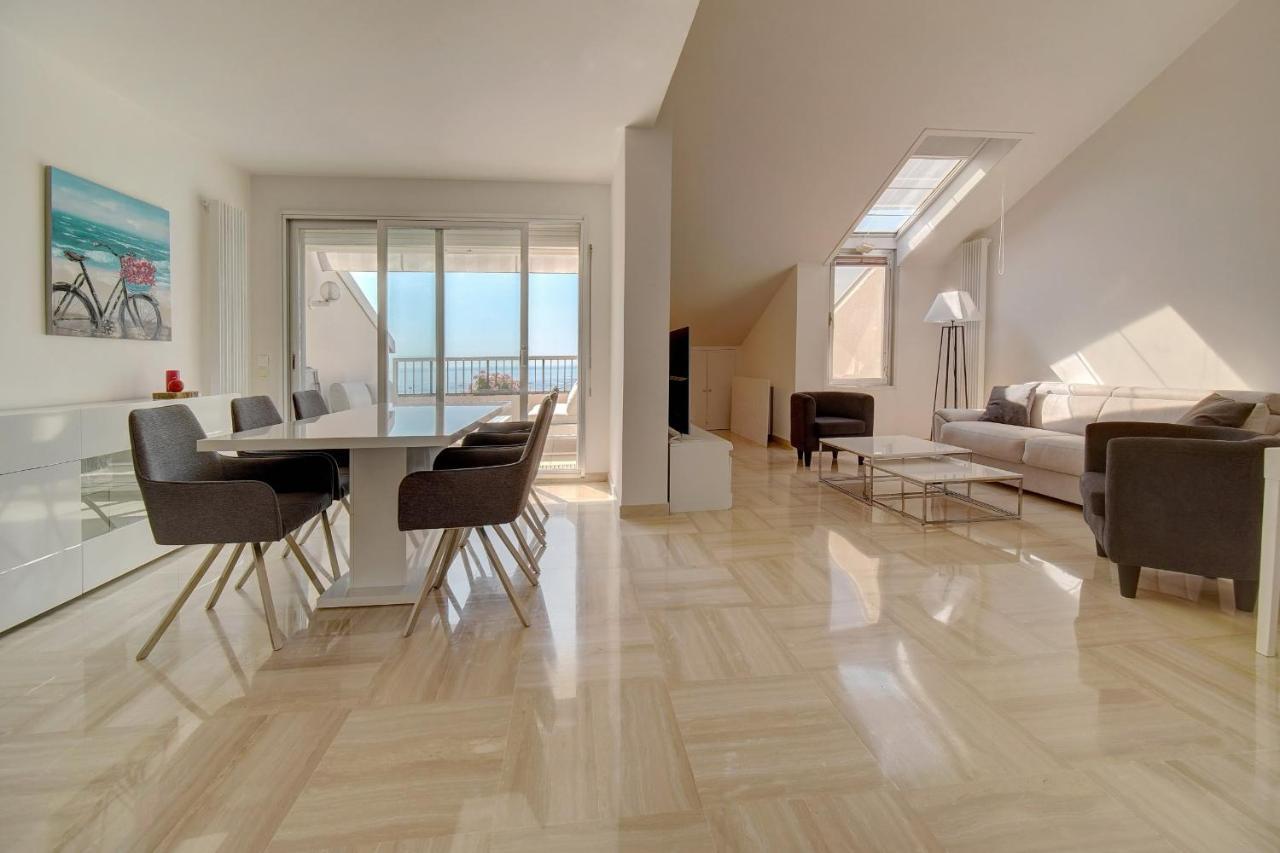 Immogroom - Swimming-Pool Tennis - Sea View- Ac Cannes Luaran gambar